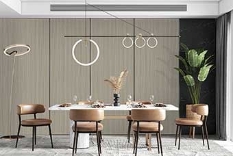 衡阳轻奢风格-餐厅