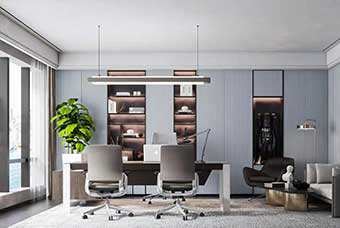 衡阳轻奢风格-书房