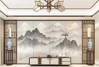 衡阳森佰汇航空纤维（山水画系列）